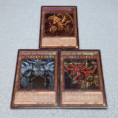 Yugioh egyptian god - god, cards