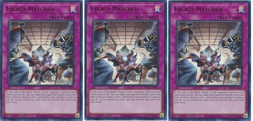 Evenly matched 3x - evenly,